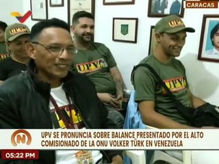 UPV se pronuncia ante el balance presentado por el Alto Comisionado de la ONU Volker Turk