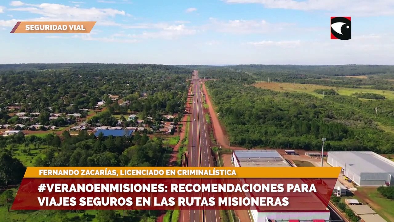 #VeranoenMisiones: Recomendaciones para viajes seguros en las rutas misioneras