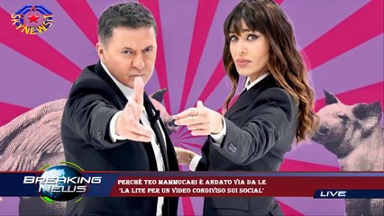 Perché Teo Mammucari è andato via da Le  'La lite per un video condiviso sui social'