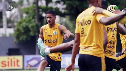 O Santos treinou nesta segunda-feira, confira como foi a primeira parte dos trabalhos.