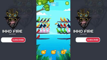 NOOB vs PRO vs HACKER - Bied Sort Color Puzzle - Gameplay - Bird Sort -  Ikko Fire - Video Game