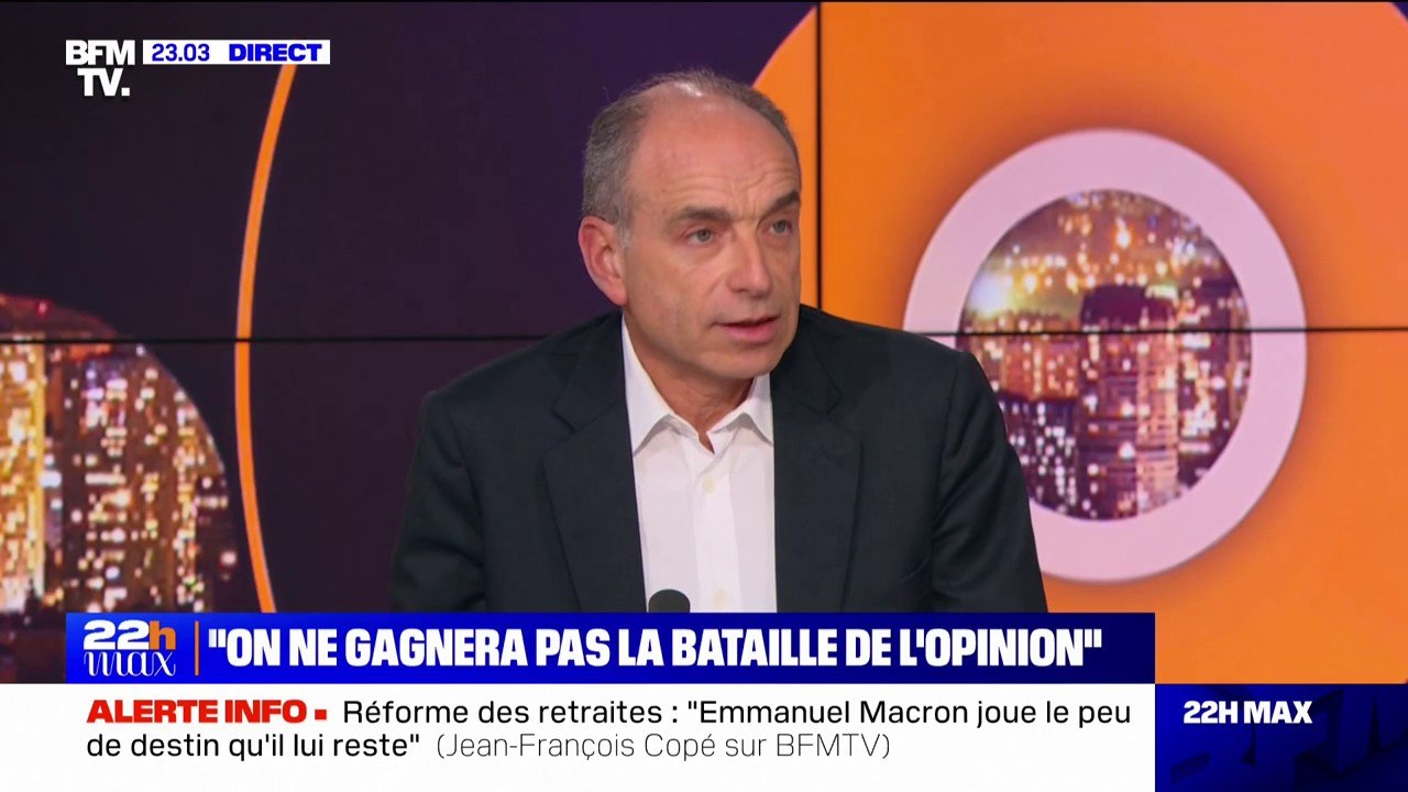 Jean-François Copé: "Une bonne partie de l'avenir de la réforme des retraites dépend des Républicains"