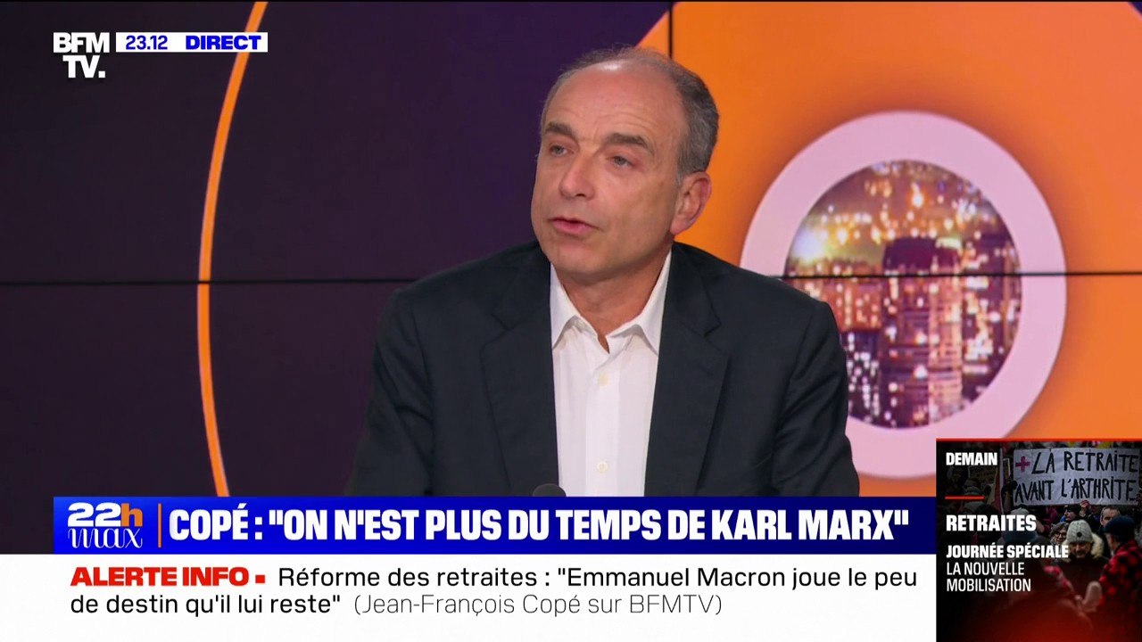 Jean-François Copé à propos de Laurent Wauquiez: "On ne l'entend pas" sur la réforme des retraites