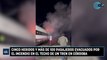 Cinco heridos y más de 100 pasajeros evacuados por el incendio en el techo de un tren en Córdoba