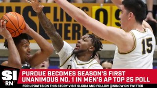 Purdue Becomes Season’s First Unanimous No. 1 in Men’s AP Top 25 Poll