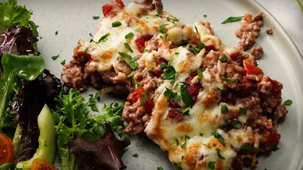 Cheesy Hamburger Rice Casserole Recipe