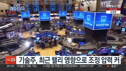 [3분증시] 뉴욕증시, FOMC 경계 속에 하락…나스닥 1.96%↓ 外