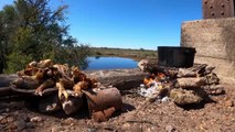 Pesca y Cocina en Arroyo Gualeyan | Fritanga de Bagres | Aventura y Naturaleza | Video de Pesca