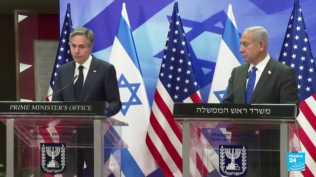 En su visita a Israel, Antony Blinken reafirmó la necesidad de los dos estados