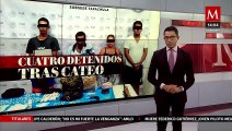 En Chiapas, cuatro personas fueron detenidas tras un cateo