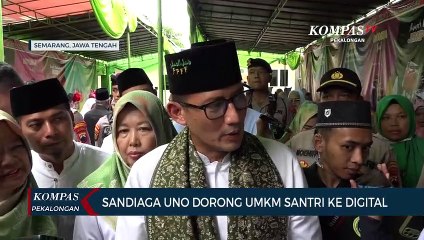 Sandiaga Uno Dorong UMKM Santri ke Digital