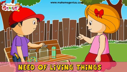 Needs of Living Things Animation Kindergarten Prescoolers Kids