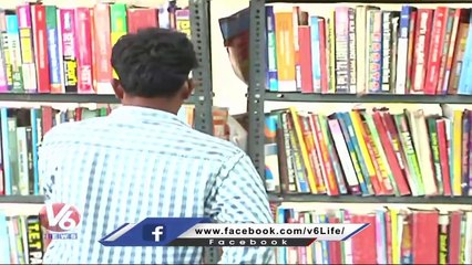 Huge Demand For Ambedkar University Study Materials With Competitive Exams _ Hyderabad _ V6 News