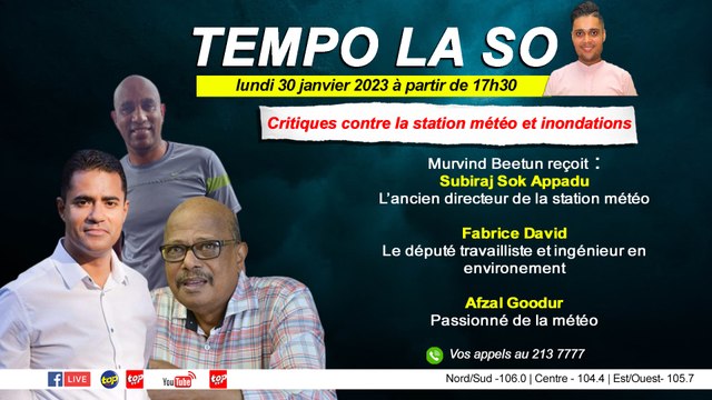 Tempo la So : Critiques contre la station météo et inondations.