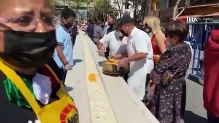 Meksika’da 70,4 metre uzunluğundaki 'tako' ile dünya rekoru kırıldı