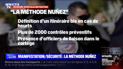 Download Video: Manifestation contre la réforme des retraites: Laurent Nuñez, préfet de police de Paris, privilégie la communication avec les syndicats