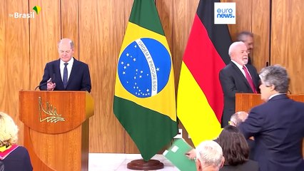 Lula empfängt Scholz: Handschlag, aber keine Zusage für Panzer-Munition