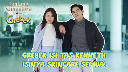 GREBEK KENNETH SANTANA,ISI TAS NYA SKINCARE SEMUA- BINTANG SAMUDERA