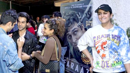 फराज' मूवी के स्पेशल स्क्रीनिंग में कई फ़िल्मी हस्तिया शामिल हुई