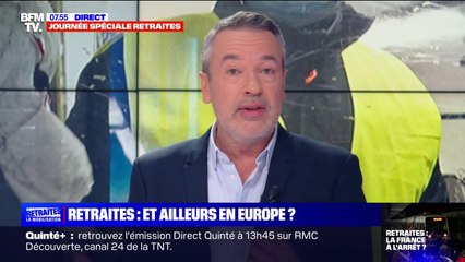 ÉDITO - Réforme des retraites: "L'argument de la comparaison avec l'Europe reste contestable et discutable"