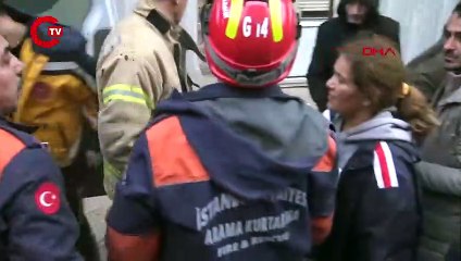 Avcılar'da panik anları: İnşaattaki kontrol sırasında asansör boşluğuna düştü!