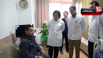 Zonguldak'ta ağzındaki yarayla geldiği hastanede çene yaptılar
