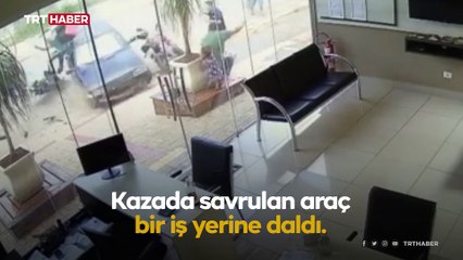 5 yaşındaki kız trafik kazasından mucizevi şekilde kurtuldu