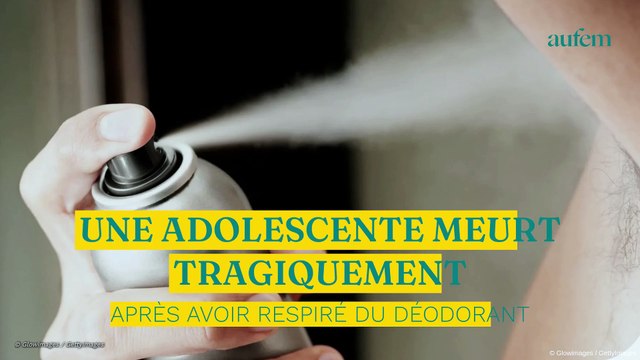 Une adolescente meurt tragiquement après avoir respiré du déodorant
