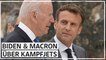 Kampfjets für die Ukraine: Biden sagt "Nein", Macron "vielleicht"