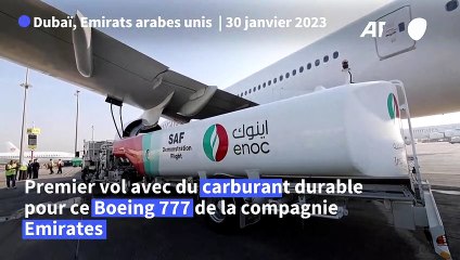Emirates effectue un vol de démonstration avec 100% de carburant durable
