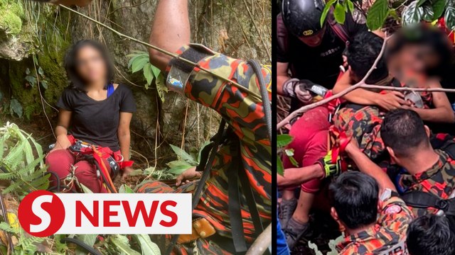 Missing hiker rescued from Bukit Tabur
