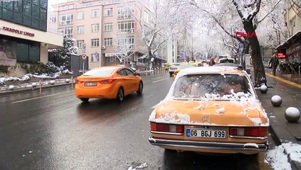 Ankara beyaza büründü