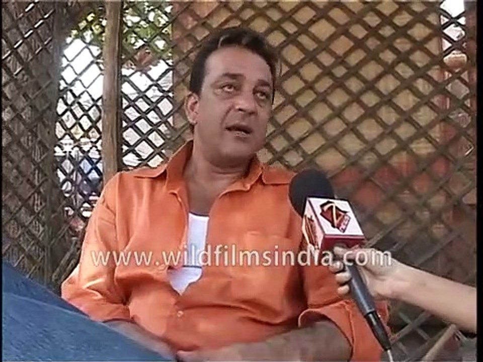 Sanjay Dutt_ _Arshad and me we are going to America! I don't know what I'll do there..._