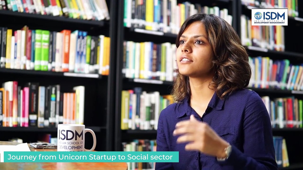 From Unicorn Start-up to Social Sector| ISDM - The social sector’s next place to be | PGP-DM