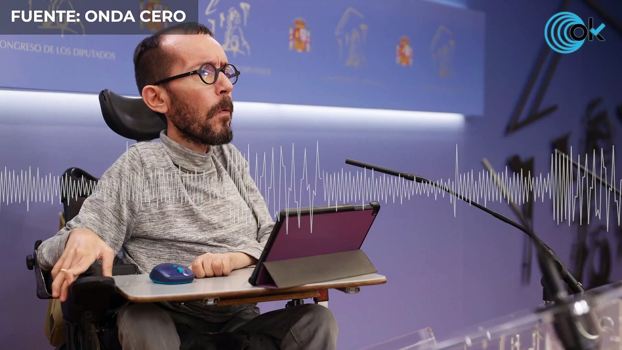 Echenique rabia contra el contador de violadores de OKDIARIO porque "presiona al PSOE”