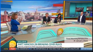 Kate Garraway questions Matt Hancock on why he decided to go into the jungle and release a book before the Covid inquiry.