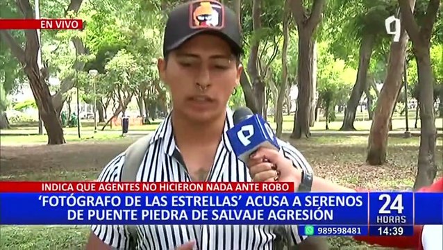 Puente Piedra: Fotógrafo de las Estrellas acusa a serenos por salvaje agresión física