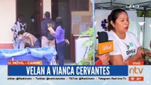Familiares y amigos velan a Vianca Cervantes, joven hallada descuartizada en Camiri