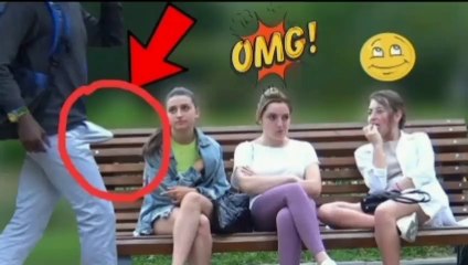 BONER PRANKS IN PUBLIC  GIRLS BEEN SURPRISED