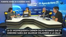 La ex vicepresidenta Carmen Calvo reconoce que el Gobierno sabía que saldrían violadores a la calle