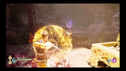 God of War Ragnarök,Gameplay Español 12,Gryla la abuela de Angrboda Secuestra un Lobo