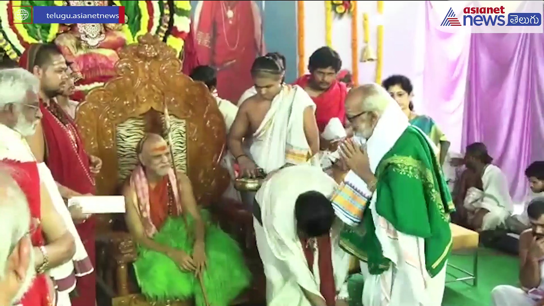 పివి నుండి జగన్ వరకు... రాజశ్యామల అమ్మవారి కృపతోనే..: విశాఖ శారదా పీఠాధిపతి 