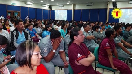 SOLO 6 CANDIDATOS QUE ASPIRAN LLEGAR A LA ALCALDÍA DE DURÁN DIALOGARON CON LOS ESTUDIANTES DEL ITB