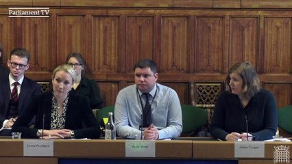 Chief Exec of Energy UK, Emma Pinchbeck tells select committee that the rise in warrants for prepayment meters is because 'more people can’t afford to pay their bills’