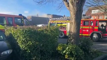 Fire breaks out in Portchester