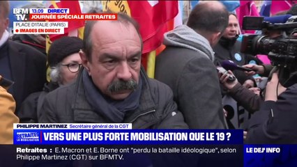 Philippe Martinez: "On est au moins aussi nombreux que le 19, voire plus nombreux, dans toutes les villes"