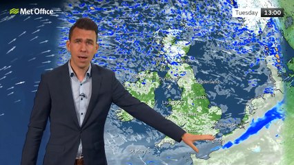 Met Office Afternoon Weather Forecast 31/01/23 - Very Windy In The North