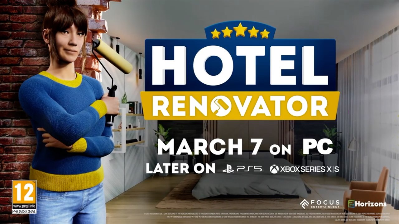Hotel Renovator - Official Release Date Reveal Trailer