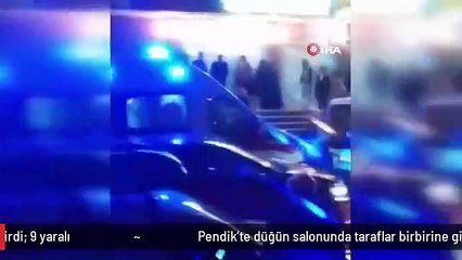 Pendik_te düğün salonunda taraflar birbirine girdi_ 9 yaralı