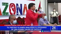 Vladimir Cerrón califica a Pedro Castillo de “traidor” y lo responsabiliza de la crisis política